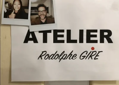 Entrée de l'atelier de peinture de Rodolphe Gire