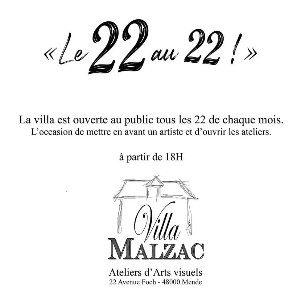Image 22 au 22 Villa Malzac Image de l'évènement "22 au 22" de la villa Malzac
