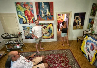 Atelier de Marc Baro à la Villa Malzac