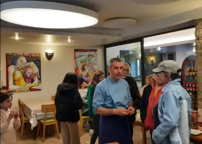 Photo de l'exposition à l'Auberge du Moulin