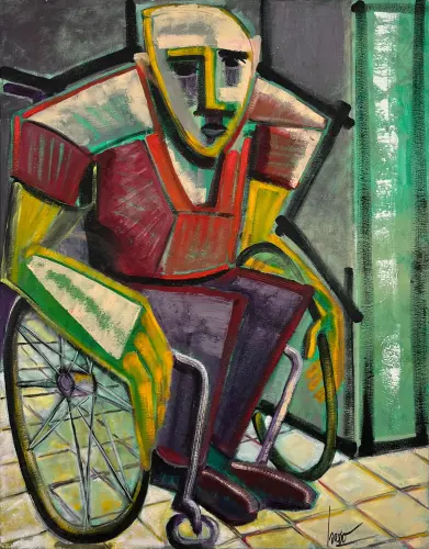 Sur fauteil roulant N°2